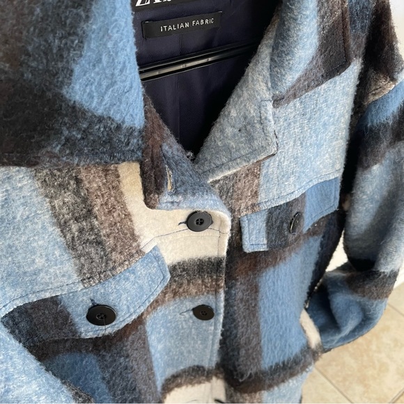 Zara Oversized Plaid Shacket - Picture 6 of 9